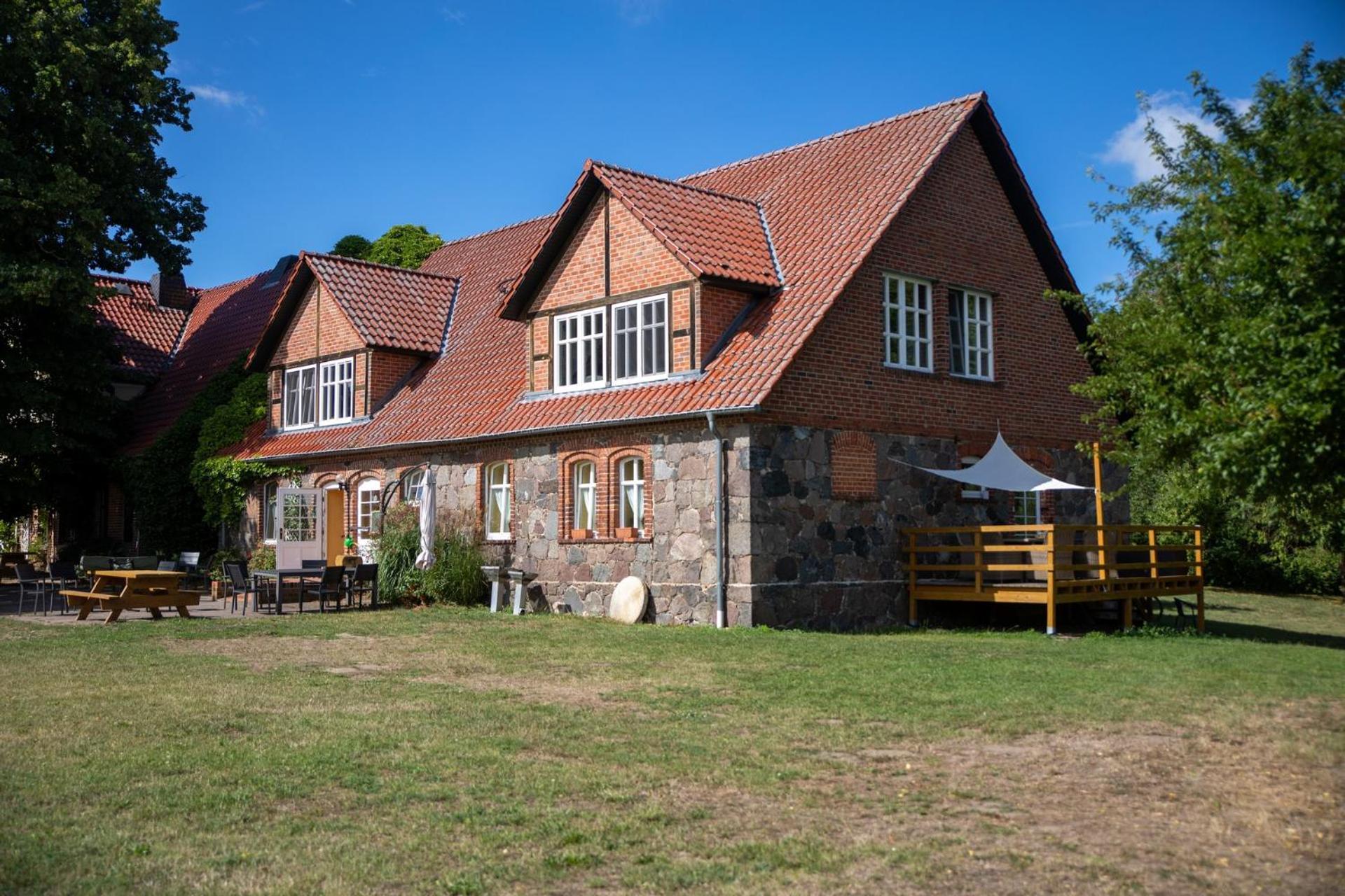 Ferienwohnung Landurlaub Auf Dem Mellenhof Funkenhagen Exterior foto